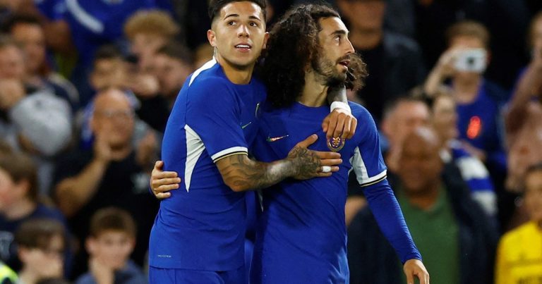 Enzo Fernández y una particular cargada para Cucurella en el día de su cumpleaños