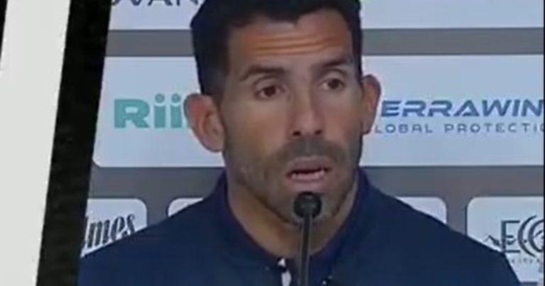 Tevez: "Encima del presidente"
