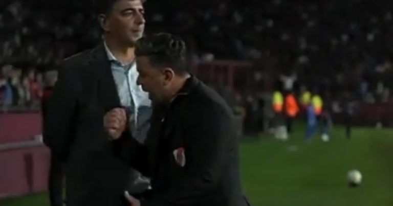 Video: la queja de Gallardo con Juanfer antes del empate de Lanús
