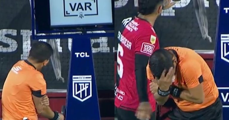 Video: la agresión de los hinchas de Newell's a Merlos, antes de que expulsara a Regiardo