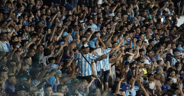 Racing vendió todo: Cilindro a full ante Peñarol