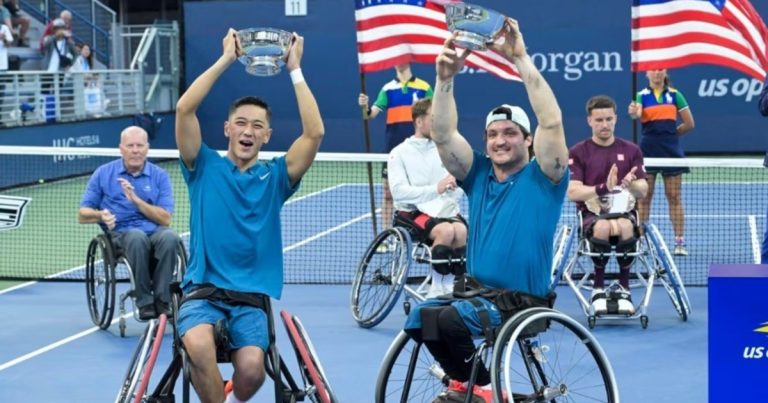 Gustavo Fernández es campeón del dobles adaptado en el US Open