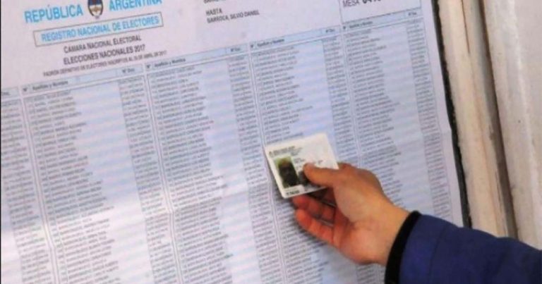 Dónde voto en las elecciones 2025: cómo consultar el padrón electoral del 26 de octubre