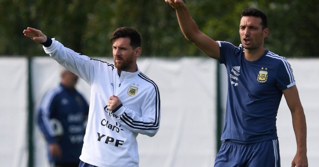Por qué no jugó Messi el día que debutó Scaloni como técnico de la Selección
