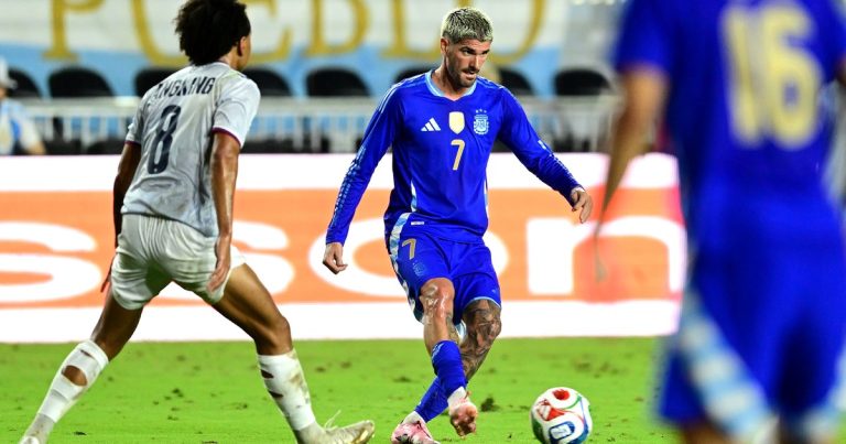 Videos: los goles y el resumen de Argentina 6 - Puerto Rico 0