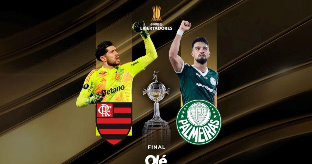 Flamengo vs. Palmeiras, por la final de la Copa Libertadores: qué día, a qué hora y dónde juegan