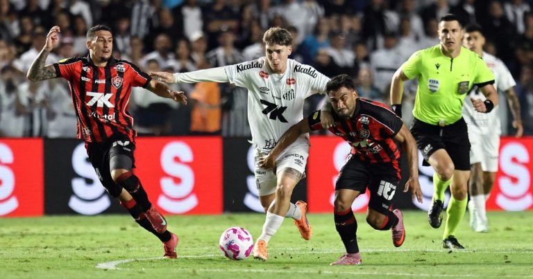 Dura derrota para el Santos: al borde del descenso y sin Neymar...