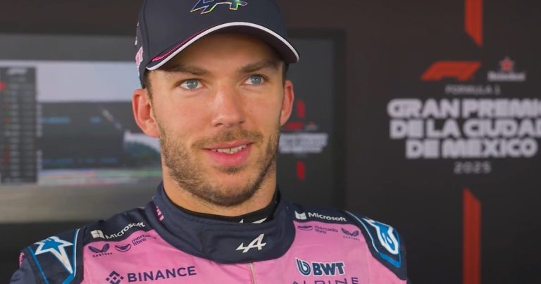 Se ríe para no llorar: la reacción de Pierre Gasly al ser consultado por el GP de México