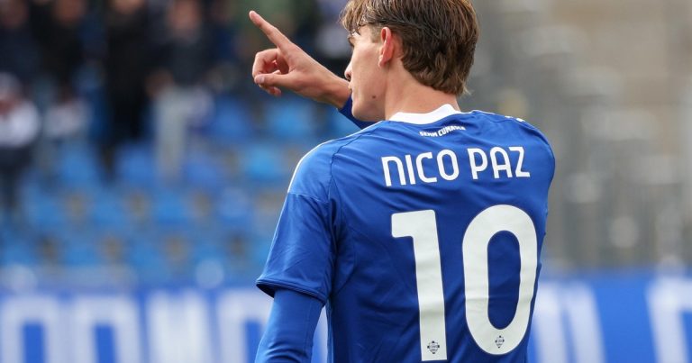 Con Nico Paz de titular, Como quiere volver al triunfo en la Serie A ante Juventus