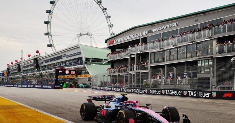 A qué hora es hoy la carrera del GP de Singapur y por dónde se puede ver a Franco Colapinto en la F1