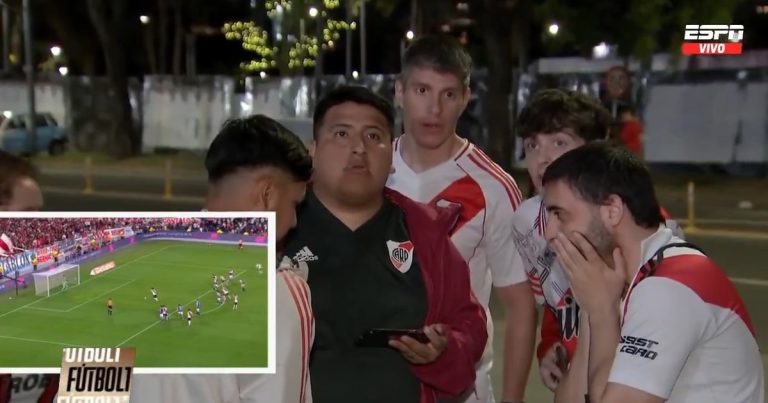 El hincha de River que se hizo viral por gritar un gol que no fue confesó que lo amenazaron