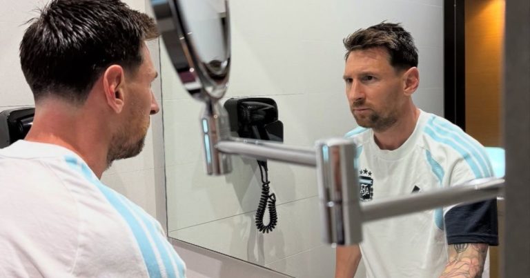 Todo listo: Messi metió corte de pelo antes de viajar a África