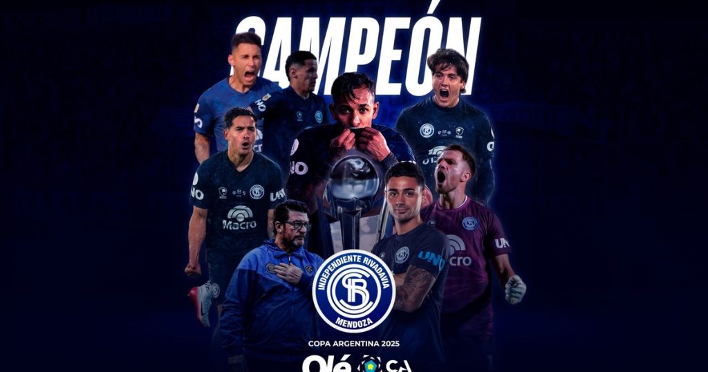 Con Independiente Rivadavia, todos los campeones de la Copa Argentina a lo largo de la historia