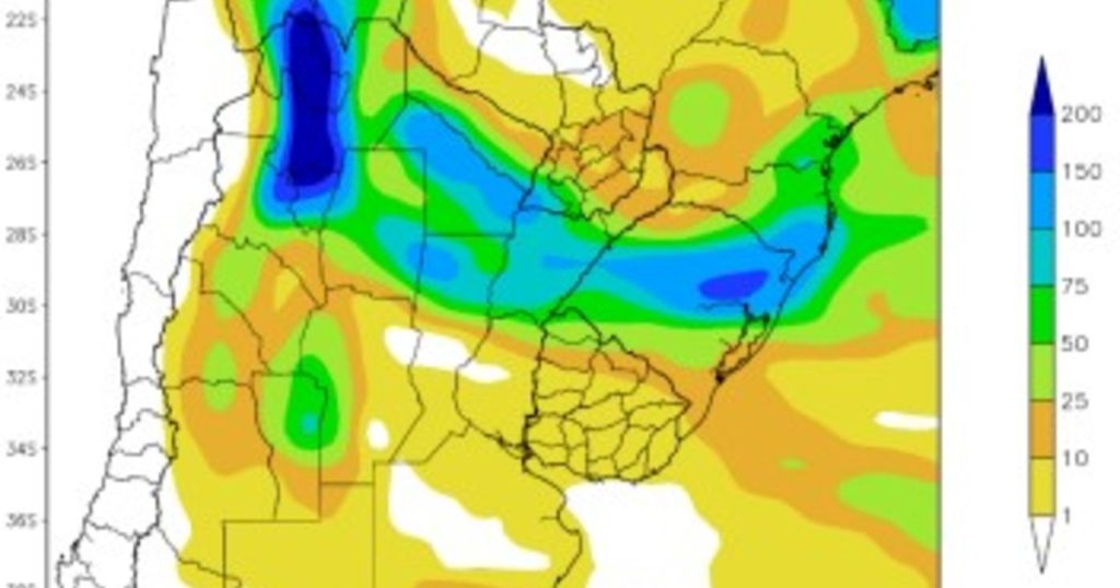 Se viene más calor y tormentas con acumulados muy importantes en una región agrícola