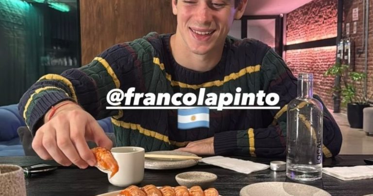 Las vacaciones de Franco Colapinto en Argentina: recital de Airbag, pádel con Tevez y sushi con Bizarrap