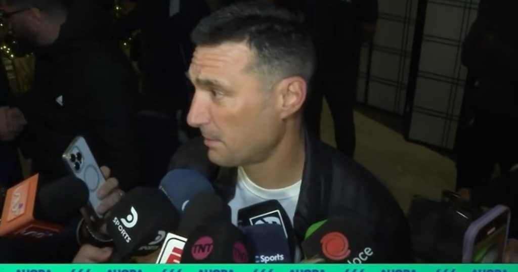 Scaloni, antes del sorteo: "Como si no se hubiera ganado nada"