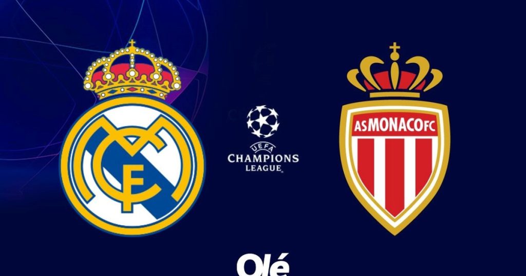 Real Madrid vs. Mónaco, por la Champions League: horario y cómo ver en vivo