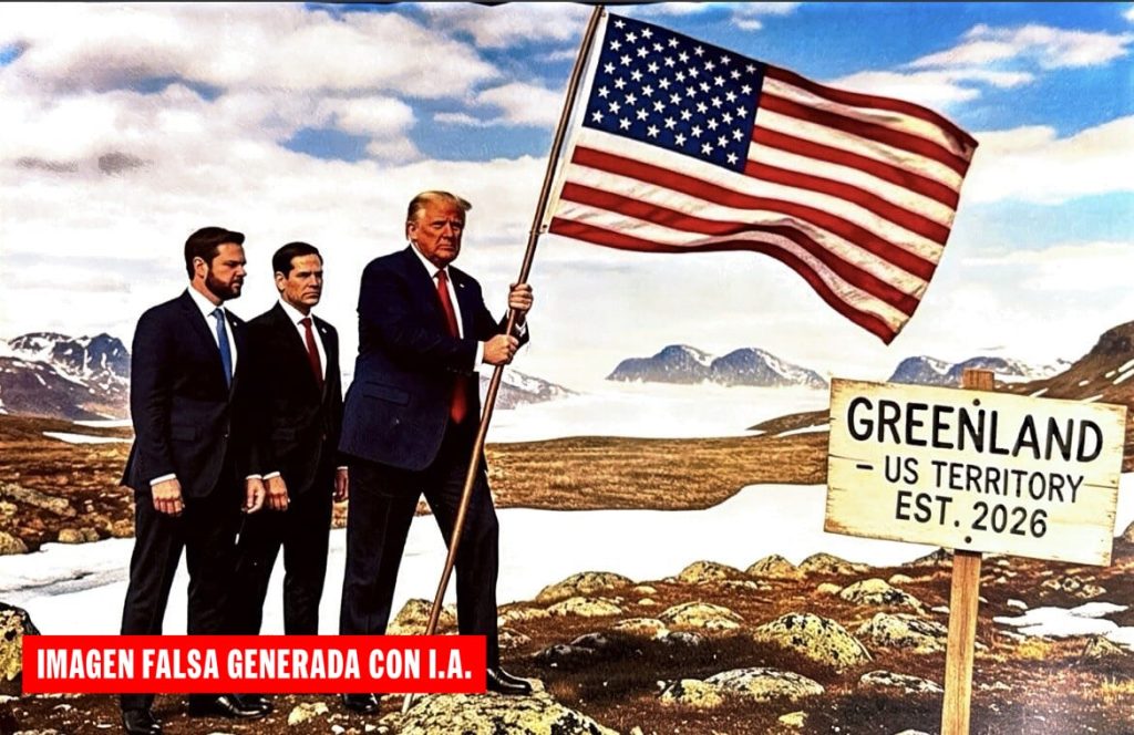 Trump publica fotografías creadas con IA para simular su conquista de Groenlandia y Canadá