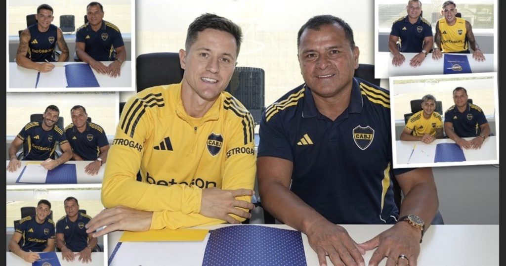 Firmas para todos: Ander y los cinco jugadores que sellaron su nuevo contrato en Boca