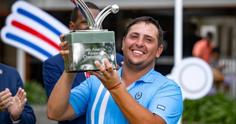 Mateo Pulcini, el golfista amateur que se ganó el derecho a jugar el Masters de Augusta y otros dos Majors: "Todavía no caigo"