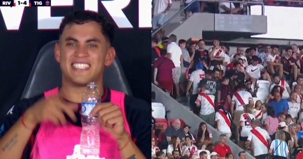 La reacción de Romero al ver a los hinchas de River y marchándose antes de que terminara el partido y su posterior aclaración