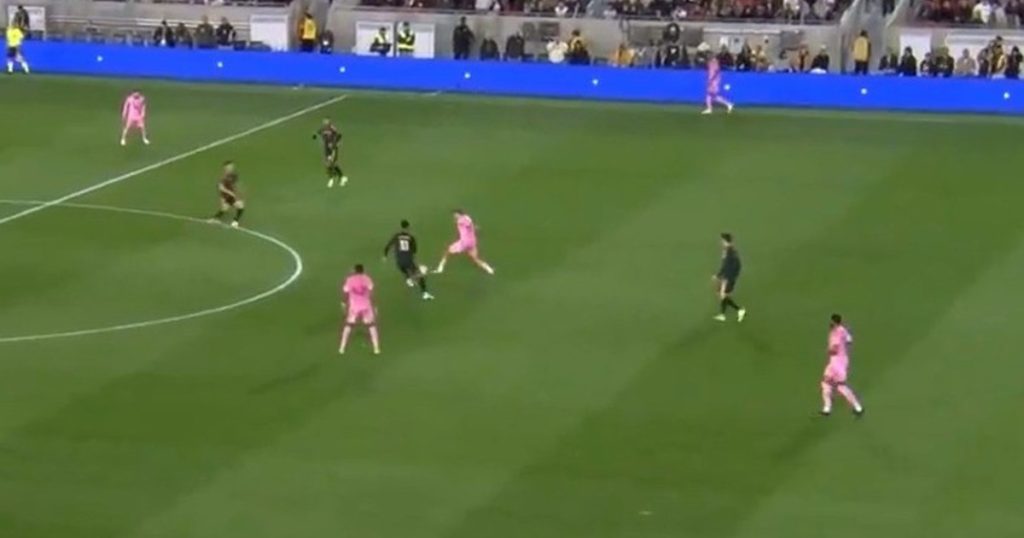 Video: la pérdida de De Paul que generó el 1-0 de LAFC en la derrota del Inter Miami