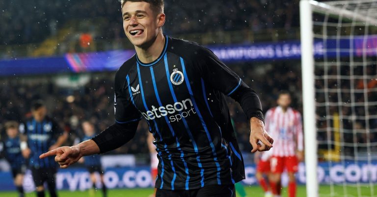 Nicolò Tresoldi, el delantero del Brujas que dejó el tenis y puede sumarse a la Selección Argentina