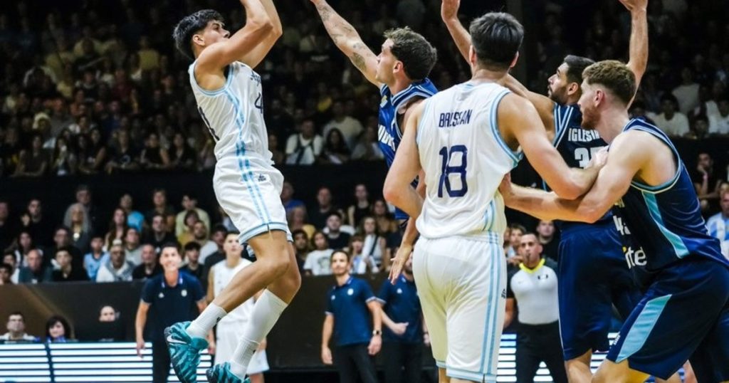 Sin Campazzo, Argentina perdió ante Uruguay en las Eliminatorias al Mundial de básquet Qatar 2027