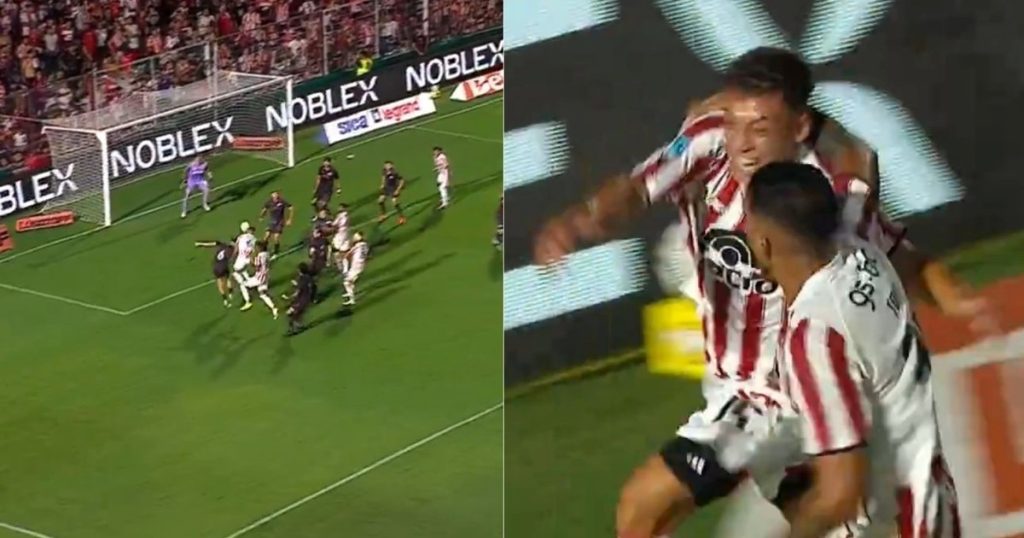 Video: el gol del hijo de Gallardo para el empate de Instituto ante Lanús