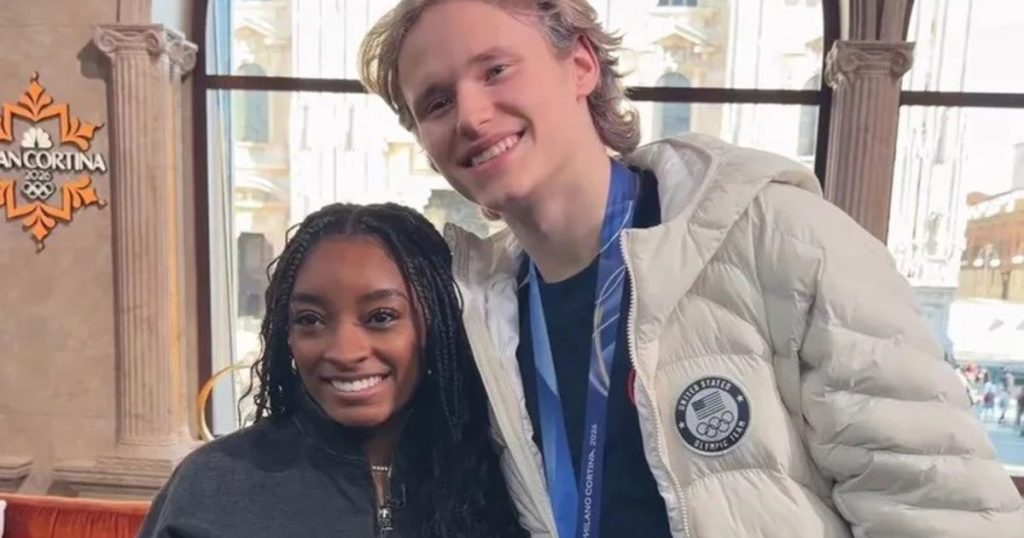 Ilia Malinin y Simone Biles, un encuentro unido por el resurgir tras un golpe duro en los Juegos Olímpicos