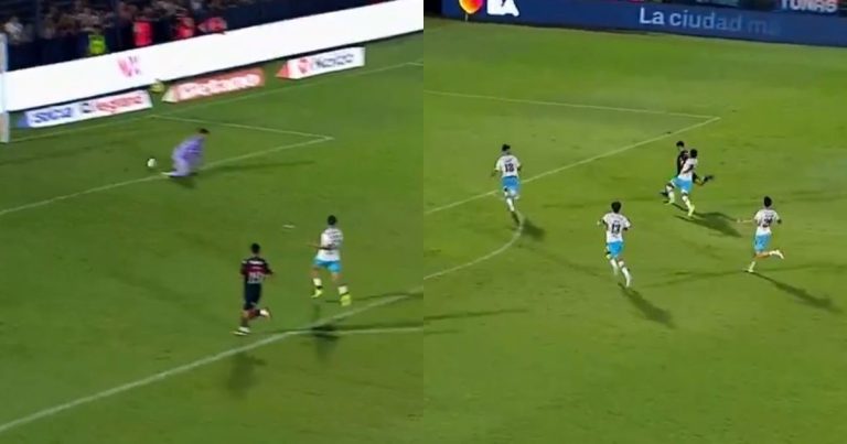 Video: el blooper de Cambeses en el gol de Nacho Russo para Tigre