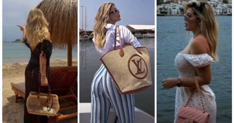 De Louis Vuitton a Gucci: la exclusiva colección de carteras y bolsos de Wanda Nara