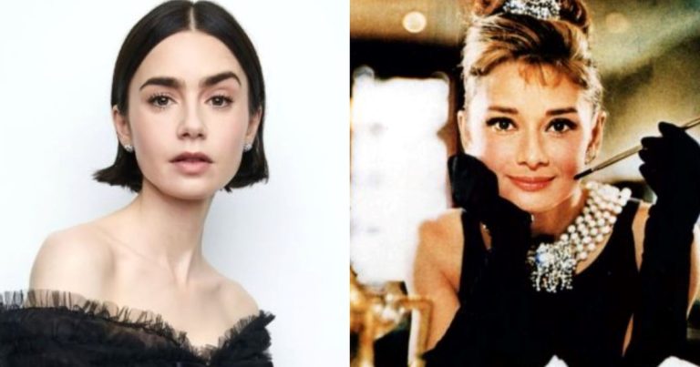 Lily Collins será Audrey Hepburn para una nueva película sobre la historia detrás de Desayuno en Tiffany