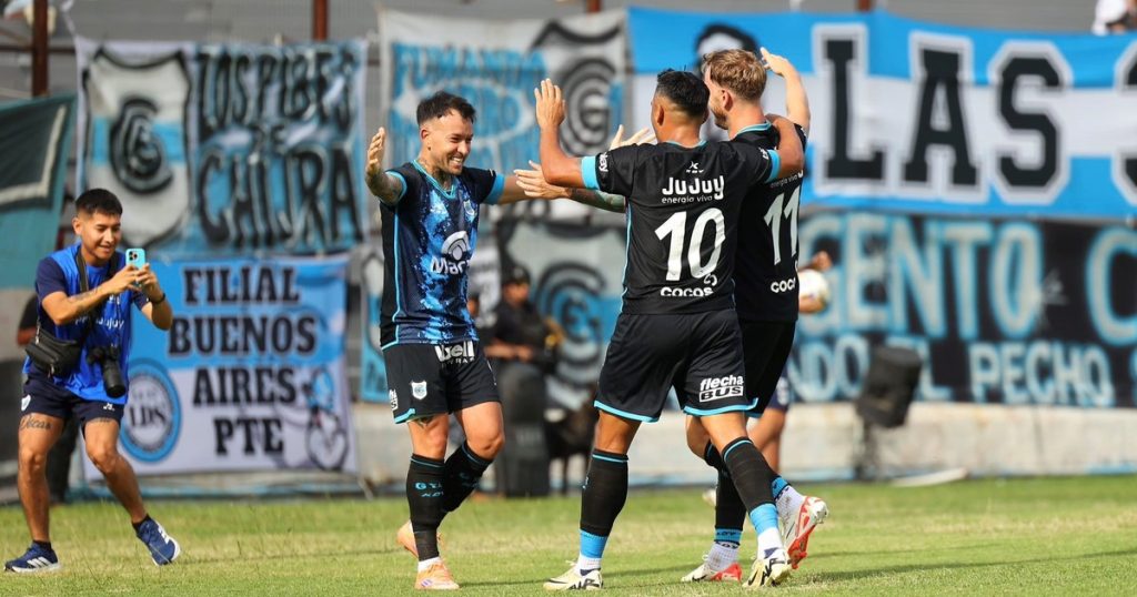 El Polaco Menéndez, el héroe de la victoria de Gimnasia de Jujuy
