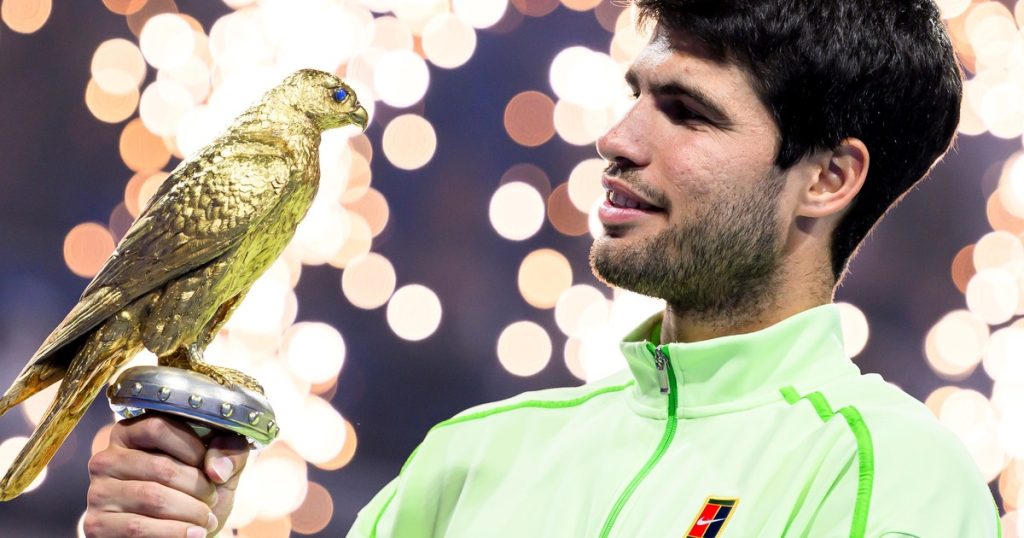 Carlos Alcaraz, rápido y furioso: su final ganada en el ATP 500 de Doha duró apenas 50 minutos y fue la séptima más rápida de la historia